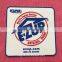 waterproof 3D raised logo rubber badge,jacket sewing on rubber patch