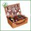 high quality handcrafted wicker picnic basket