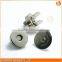 SY Wholesale Half cover button with magnetic, half cover magnet button