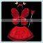 HOT Kids Festival Single Layer Rose Tie Butterfly Fairy Wings Magic Wand Headband Costume Set/Birthday Party Performance Supply