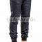 Biker Stitch Jogger in Black Wax moto jogger pants gym pants (lotbike068)