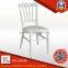 aluminum napoleon white Wedding Chair with cushion