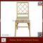 BH-L8816A Elegant metal modern Upholstered dining chair