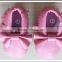 2016 Hot Top Quality Sale Color Optional Baby Moccasins Soft Sole Baby Shoes With Lovely Bow