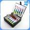 Top quality gift box 10pcs custom makeup brush private label BB cream toothbrush make up brushes rainbow oval makeup brush set