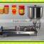 Glass bottle filling machine for peanut butter / salad / ketchup