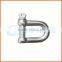Factory Price Customized 304 Stainless Steel d Shackle