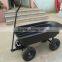 plastic garden dump folding trolley cart