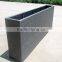 Retangular wicker large flower pot