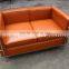 sectional leather sofa furniture BY2105 stainless steel frame