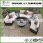 New design rattan sofa outdoor semi circle furniture