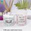 mason jar invitation Bling Collection Frosted Glass White Candle Holders