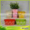 Excellent quality waterproof galvanized flower pot for home and garden