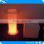 Color change LED glass cylinder light bar table / LED decorative glowing table light