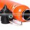 colorful sports water aluminium bottle with carabiner lid