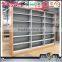 MDF material library book rack /exhibition book shelf storage rack on sale