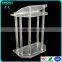 Contemporary Clear Acrylic Lectern & Podium With Storage Shelf teacher podium