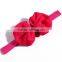 fabric handmade bow hair band for kid's hair accessories