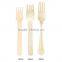 Striped Disposable Wooden Utensils Disposable Wooden Cutlery
