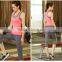 2016 summer nylon blend spandex yoga active fitness wear set for women, sexy sport clothing set