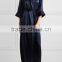 Robe-Inspired Silk Wrap Maxi Dress Sexy Night Long Sleeve Dress Evening Cocktail Dresses 2016 HSD5861