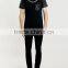 Latest Hip Hop Extra Long Leather Sleeve Tshirt Wholesale