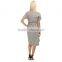 ladies dress tailor linen dress for cocktail evening party dress