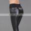 EY0043L Big size lady high quality PU leggings hot sale women winter leggings