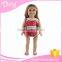 wholesale cheap custom 18 inch top american girl doll knit clothes for swimming suit