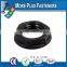 Made in Taiwan Black Domed Hexagonal Natural Finish Nylon Jam Plastic Jam Wing Nut
