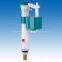 Toilet cistern fittings for toilet repair kits of toilet flush valve and toilet fill valve