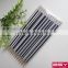 12pcs HB striped pencils with eraser in pvc boxs