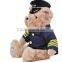 Custom Captain Pilot Teddy Bear Plush Toys With Uniform