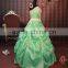 IN STOCK Halter party dress sleeveless real silk ball gown prom dress SE118