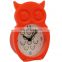 New unbreakable animal silicone table clock