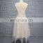 Custom Made Nude V Neck Embroidery Tulle Mother Of The Bride Dress With Jacket