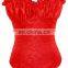 Wholesale cheap ladies red waist training corsets for sale