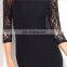 Best Seller Woman Black Lace New Model Girl Bodycon Lace Dress