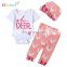 Elinfant Newborn Girls Clothes Baby Romper Outfit Pants Set Long Sleeve Winter Clothing