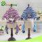 Pet Dog Cat Hoodie Striped Jumpsuit Puppy Clothes Apparels