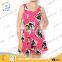 Wholesale Korean Designs Girls Casual Dress Fashion Floral Dress