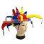 Funny Multicolor Halloween Props Clown Hat china por mayor disfraces de halloween