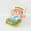 Soft enamel metal festival lapel pins