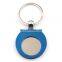 Dying different colors popping rotating trolley coin token keyring