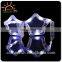 beautiful shaped LED flashing star sunglasses for party