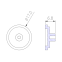 Customized FDA food grade silicone VMQ rubber sealing diaphragm from China factory