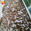Hanging room divider partition stainless steel interior decoration project