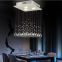 Hot Saled LED Crystal Ceiling lamp K9 crystal Chandelier Lamp for living room and dining room8007