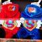 Dog clothes Superman cosplay pet Peter Pan apparel pet clothes coral fleece