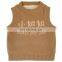 4781/Hot selling thicken fashion waistcoat high quality girl kids warm winter knit vest